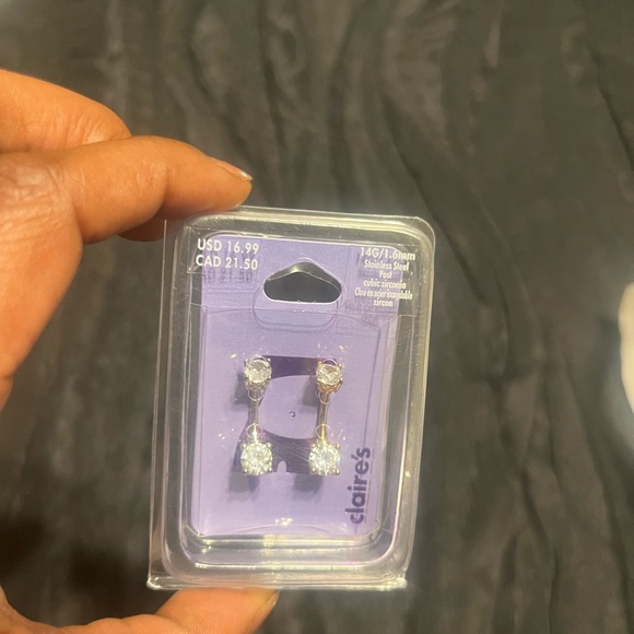 Decorative Cell Phone Dust Plug Charm Set - Gold Crystal Accessories - Picture 2 of 5